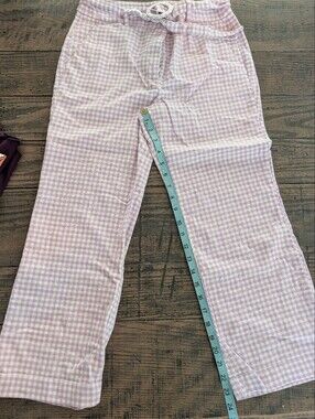 Lilac Gingham Pants - Pastel Check Print